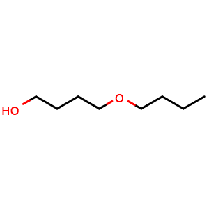 Chemical structure of 4-Butoxy-1-butanol , CAS 4161-24-4, AChemBlock X206662