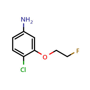 4-Chloro-3-(2-fluoroethoxy)aniline