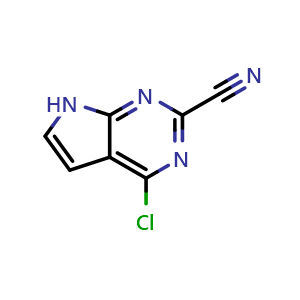 4-chloro-7H-pyrrolo[2,3-d]pyrimidine-2-carbonitrile
