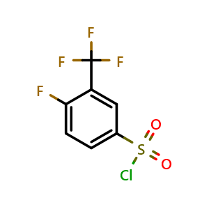 4-Fluoro-3-(trifluoromethyl)benzene-1-sulfonyl chloride