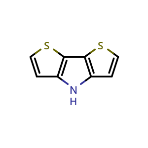 Chemical structure of 4H-Dithieno[3,2-b:2',3'-d]pyrrole , CAS 88537-32-0, AChemBlock X206763