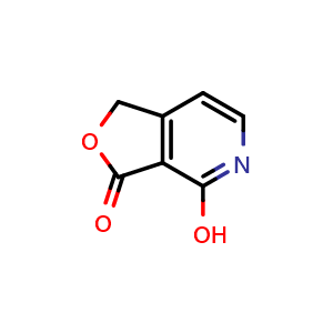 Chemical structure of 4-hydroxy-1H-furo[3,4-c]pyridin-3-one , CAS 2940961-02-2, AChemBlock X206768