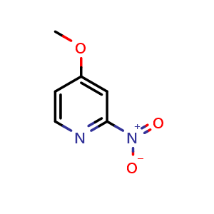 Chemical structure of 4-methoxy-2-nitropyridine , CAS 1033203-56-3, AChemBlock X206802