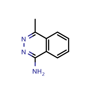 Chemical structure of 4-methylphthalazin-1-amine , CAS 4776-85-6, AChemBlock X206833