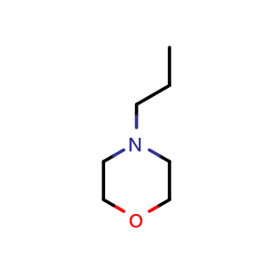 Chemical structure of 4-Propylmorpholine , CAS 23949-50-0, AChemBlock X206850