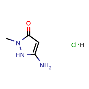 5-amino-2-methyl-1,2-dihydro-3H-pyrazol-3-one hydrochloride