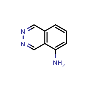 Chemical structure of 5-Aminophthalazine , CAS 102072-84-4, AChemBlock X206981