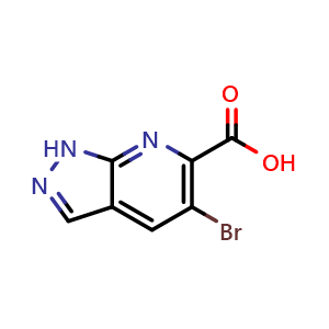 5-bromo-1H-pyrazolo[3,4-b]pyridine-6-carboxylic acid