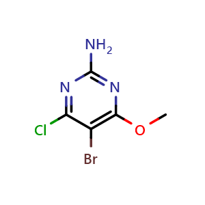 5-bromo-4-chloro-6-methoxypyrimidin-2-amine