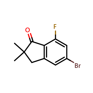 5-bromo-7-fluoro-2,2-dimethyl-2,3-dihydro-1H-inden-1-one