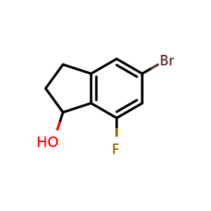 5-bromo-7-fluoro-2,3-dihydro-1H-inden-1-ol