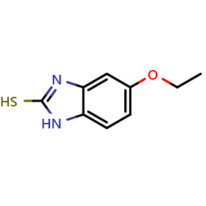 Chemical structure of 5-Ethoxy-1H-benzo[d]imidazole-2-thiol , CAS 55489-15-1, AChemBlock X207106