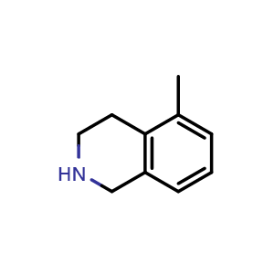 Chemical structure of 5-methyl-1,2,3,4-tetrahydroisoquinoline , CAS 123593-99-7, AChemBlock X207166