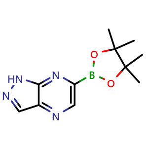 6-(4,4,5,5-tetramethyl-1,3,2-dioxaborolan-2-yl)-1H-pyrazolo[3,4-b]pyrazine
