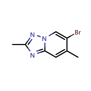 6-bromo-2,7-dimethyl-[1,2,4]triazolo[1,5-a]pyridine