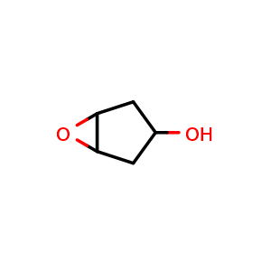 Chemical structure of 6-oxabicyclo[3.1.0]hexan-3-ol , CAS 175672-65-8, AChemBlock X207458
