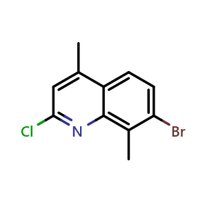 7-bromo-2-chloro-4,8-dimethylquinoline