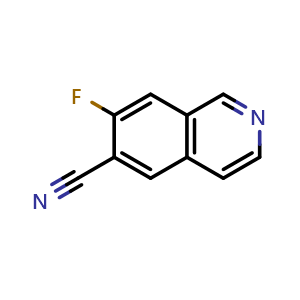 7-fluoroisoquinoline-6-carbonitrile
