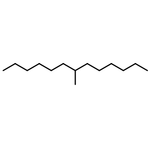 Chemical structure of 7-methyltridecane , CAS 26730-14-3, AChemBlock X207591