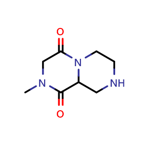 8-methylhexahydro-2H-pyrazino[1,2-a]pyrazine-6,9-dione