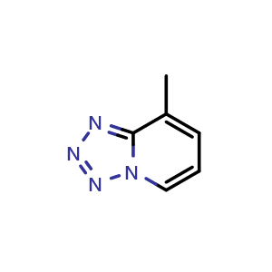 Chemical structure of 8-methyltetrazolo[1,5-a]pyridine , CAS 6635-34-3, AChemBlock X207658