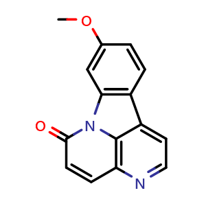 Chemical structure of 9-methoxycanthin-6-one , CAS 74991-91-6, AChemBlock X207676