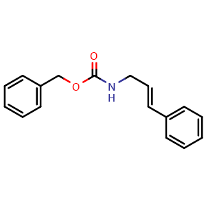 Chemical structure of Benzyl cinnamylcarbamate , CAS 296777-64-5, AChemBlock X207748