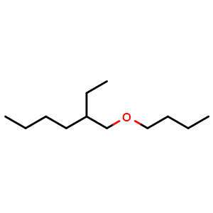 Chemical structure of Butyl Ethyl Hexyl Ether , CAS 62625-25-6, AChemBlock X207761