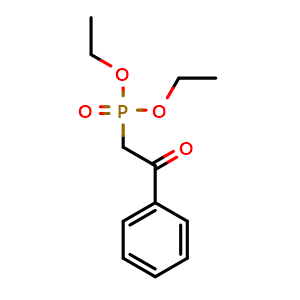 Chemical structure of Diethyl (2-Oxo-2-phenylethyl)phosphonate , CAS 3453-00-7, AChemBlock X207819