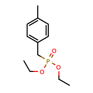 Chemical structure of Diethyl 4-methylbenzylphosphonate , CAS 3762-25-2, AChemBlock X207830
