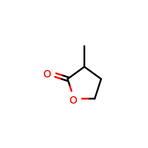 Chemical structure of Dihydro-3-methyl-2(3H)-furanone , CAS 1679-47-6, AChemBlock X207836