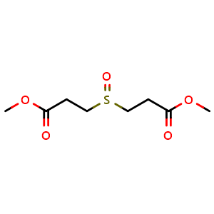 Chemical structure of Dimethyl 3,3'-sulfinyldipropionate , CAS 33622-50-3, AChemBlock X207847
