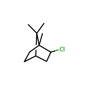 Chemical structure of endo-2-chlorobornane , CAS 464-41-5, AChemBlock X207863