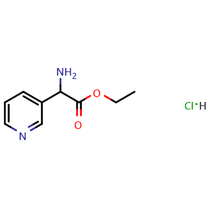ethyl 2-amino-2-(pyridin-3-yl)acetate hydrochloride