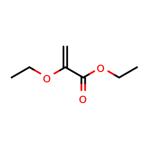 Chemical structure of ethyl 2-ethoxy acrylate , CAS 22121-86-4, AChemBlock X207943
