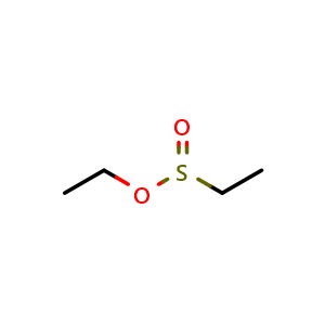 Chemical structure of ethyl ethanesulfinate , CAS 673-54-1, AChemBlock X208043