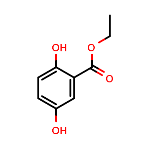 Chemical structure of Ethyl gentisate , CAS 3943-91-7, AChemBlock X208044