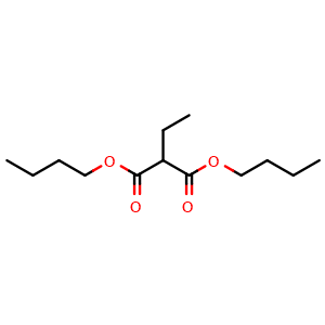 Chemical structure of Ethylmalonic acid dibutyl ester , CAS 1113-92-4, AChemBlock X208059