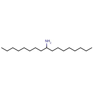 Chemical structure of Heptadecan-9-amine , CAS 3241-20-1, AChemBlock X208066