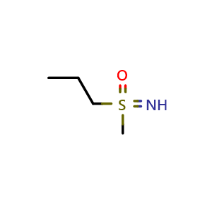 Chemical structure of imino(methyl)(propyl)-l6-sulfanone , CAS 121034-31-9, AChemBlock X208081
