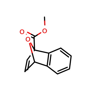 Chemical structure of methyl 1,4-Epoxynaphthalene-1(4H)-Carboxylate , CAS 83164-95-8, AChemBlock X208135
