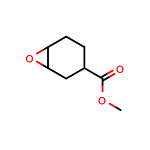 Chemical structure of methyl 3,4-epoxycyclohexane carboxylate , CAS 41088-52-2, AChemBlock X208219