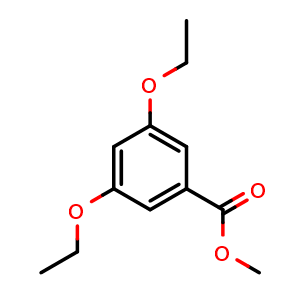 Chemical structure of methyl 3,5-diethoxybenzoate , CAS 198623-55-1, AChemBlock X208222