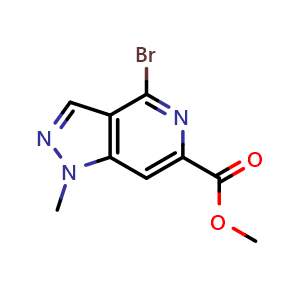 methyl 4-bromo-1-methyl-pyrazolo[4,3-c]pyridine-6-carboxylate