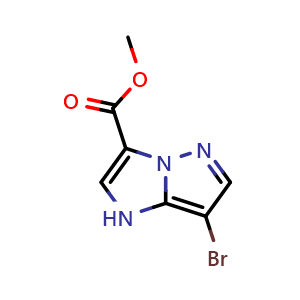 methyl 7-bromo-1H-imidazo[1,2-b]pyrazole-3-carboxylate