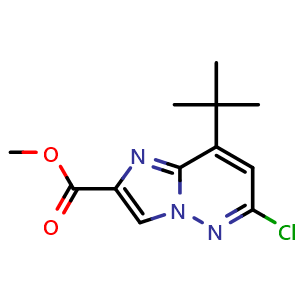 methyl 8-(tert-butyl)-6-chloroimidazo[1,2-b]pyridazine-2-carboxylate