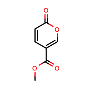 Chemical structure of methyl coumalate , CAS 6018-41-3, AChemBlock X208340
