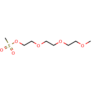 Chemical structure of m-PEG3-ms , CAS 60696-83-5, AChemBlock X208372