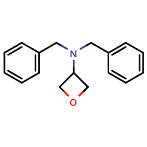 Chemical structure of N,N-dibenzyloxetan-3-amine , CAS 2940942-83-4, AChemBlock X208439