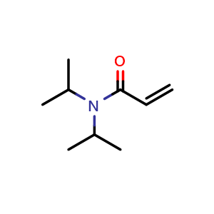 Chemical structure of N,N-diisopropylacrylamide , CAS 44975-46-4, AChemBlock X208442